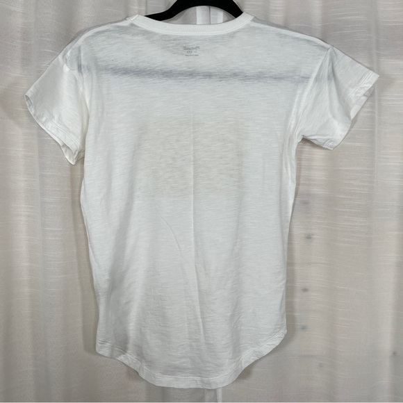 Madewell Daisy Meadow Graphic Whisper Cotton Rib-Crewneck Tee Size XXS - Picture 6 of 7